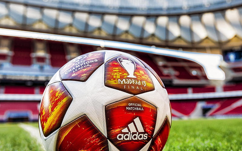Adidas UCL Finale Madrid 2019, soccer, ball, madrid 2019, adidas, champions league, HD wallpaper