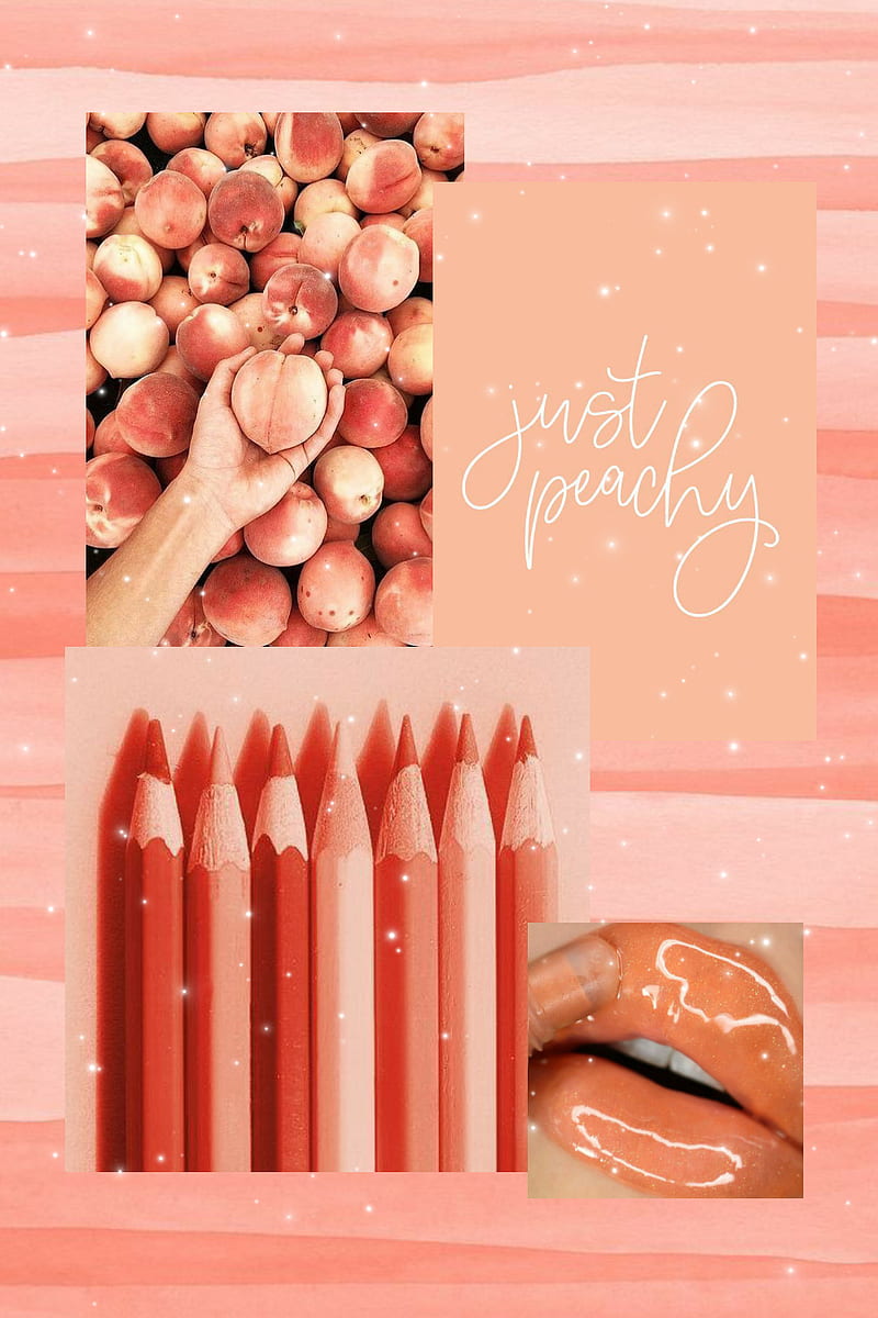 Peach Aesthetic iPhone Wallpapers on WallpaperDog