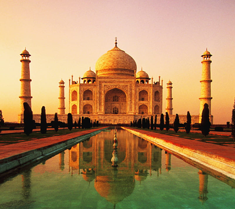 Taj Mahal, bonito, colors, india, HD wallpaper | Peakpx