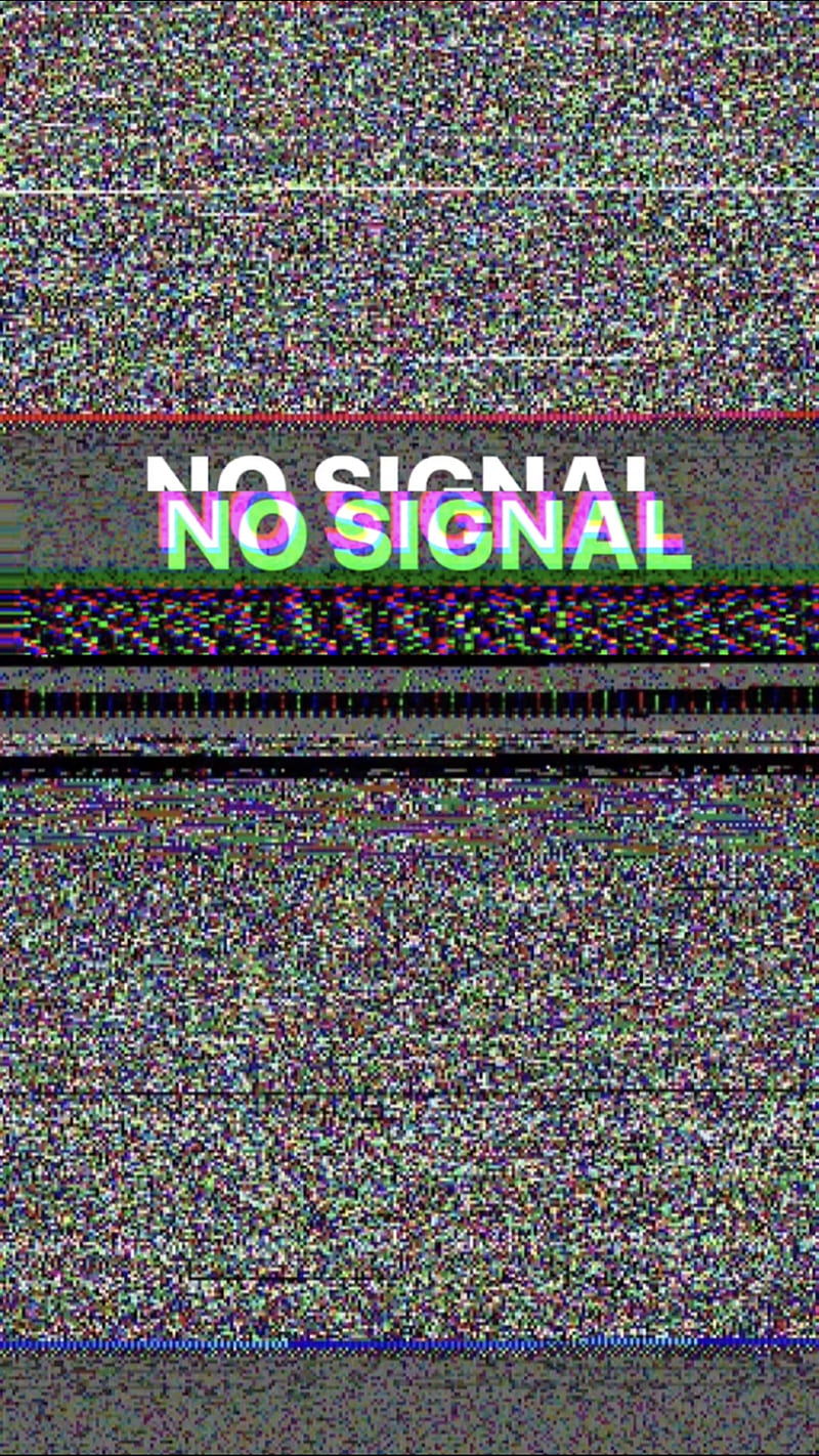 No Signal Color Case, error, glitch, hayatikdrgl, nosignal, shadow, text, tv, white, word, HD phone wallpaper