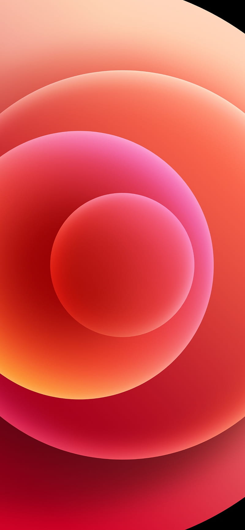 iPhone 12 Pro Red, 12 pro, abstract, apple, orb, HD phone wallpaper