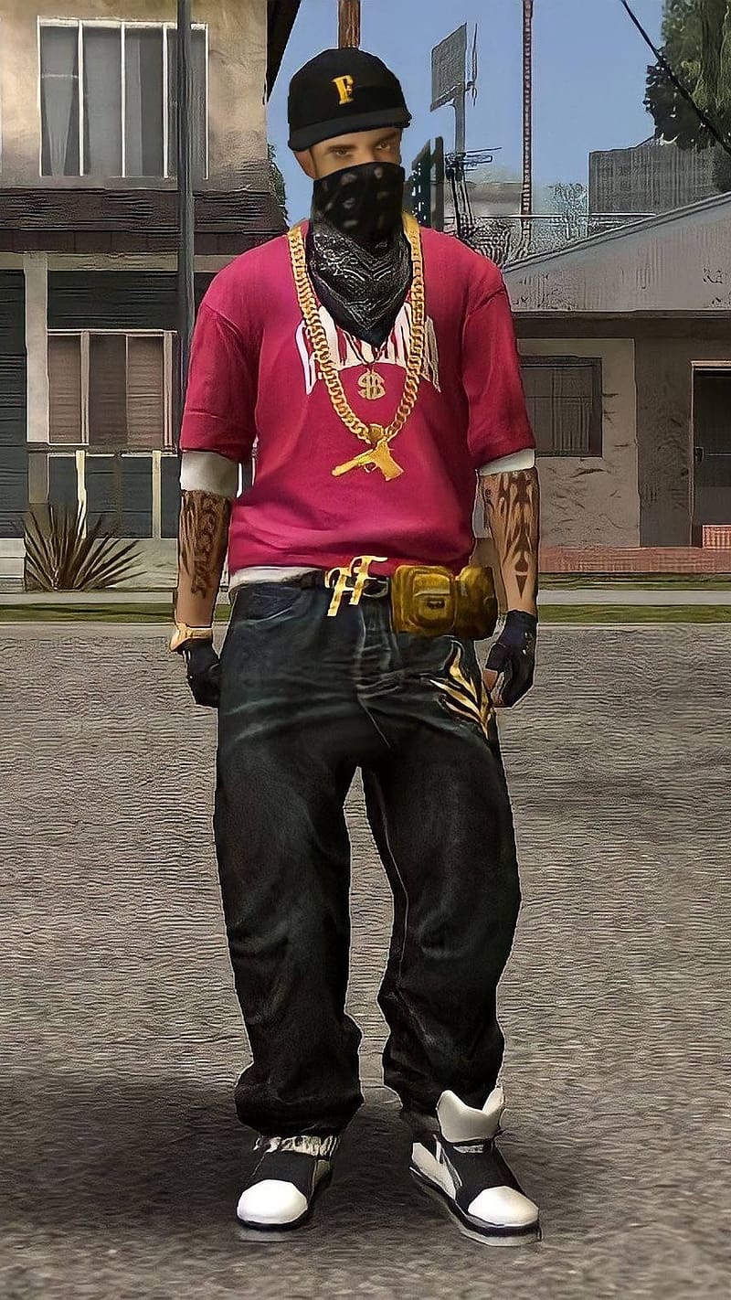 Download DJ Alok from Garena Free Fire for GTA San Andreas