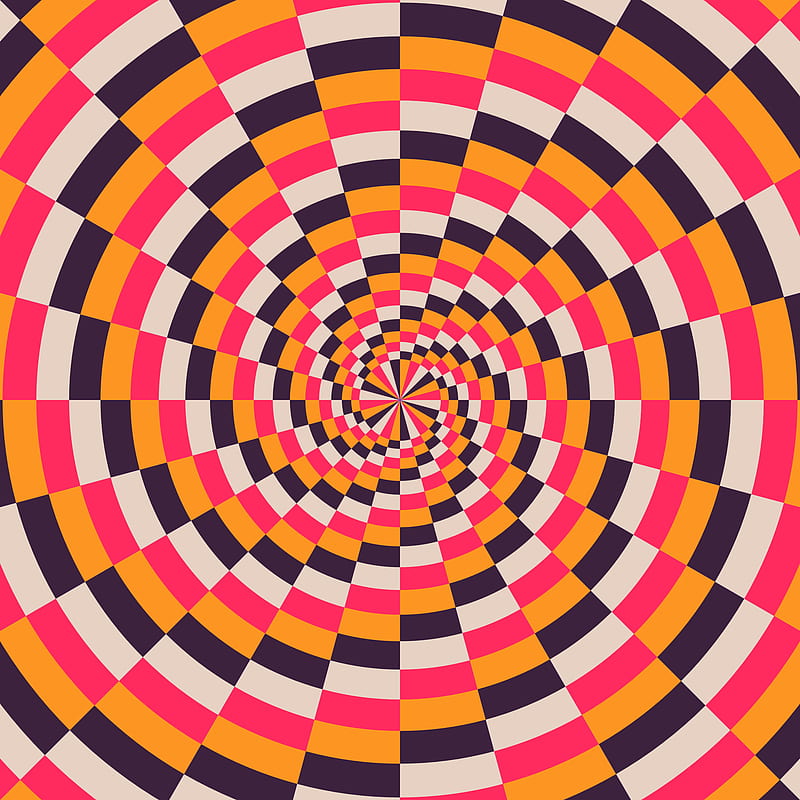 spiral, multicolored, optical illusion, HD phone wallpaper