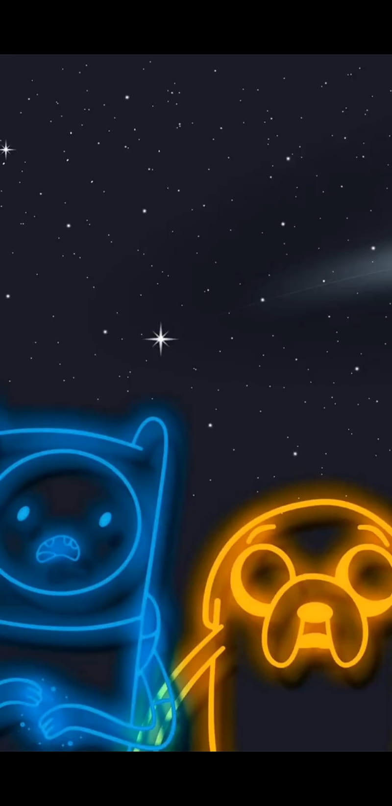 Adventure time, blue, dog, fin, finn, galaxy, good, jake, neon, orange,  tron, HD phone wallpaper | Peakpx