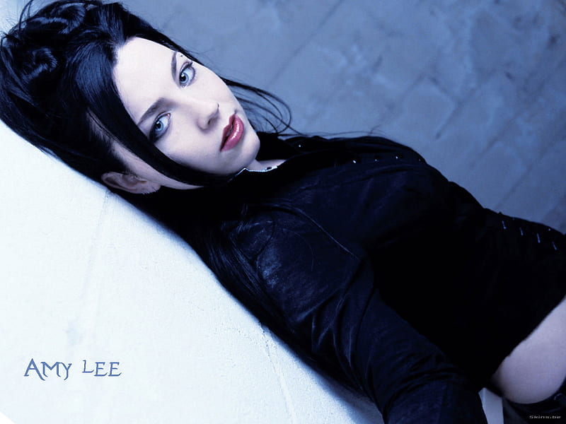 Amy Lee, cute, cool, evanescence, gothic, music, hot, bonito, sexy, HD wallpaper