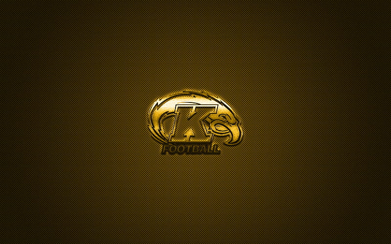 Kent State Golden Flashes logo, American football club, NCAA, yellow ...