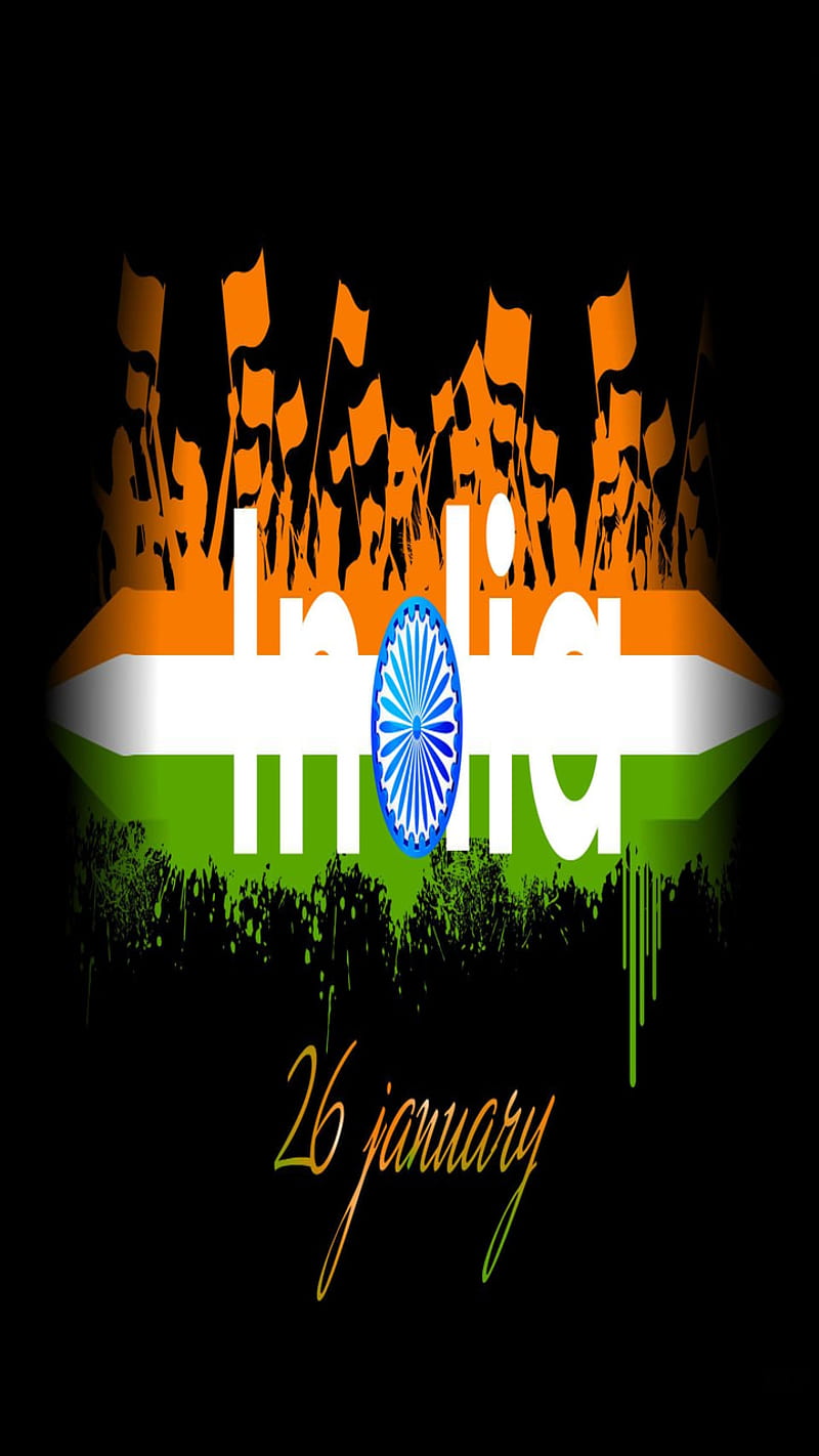 Nền tảng kỳ diệu của hình nền điện thoại HD cho ngày Cộng hòa, với quốc kỳ và tên gọi của Ấn Độ, Bharat. Nhìn vào hình ảnh này, bạn sẽ cảm thấy tự hào và quyết tâm với tình yêu đất nước của mình.