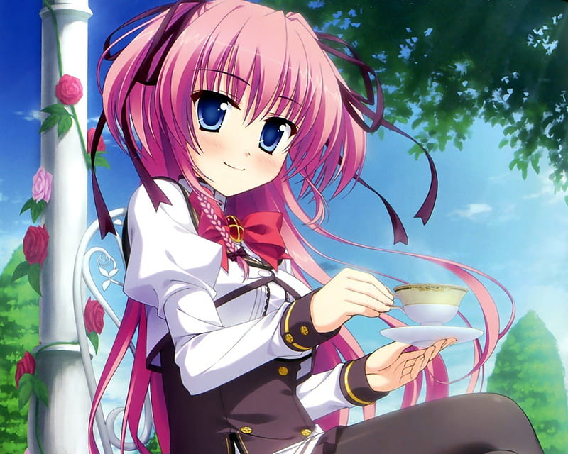 Anime Heroine Tea Sets : tea cup and saucer