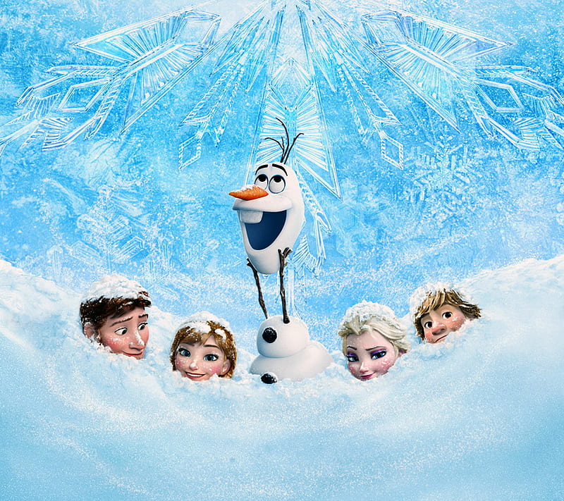 Frozen, cartoon, disney, olaf, winter, HD wallpaper | Peakpx