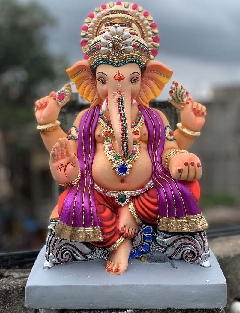 Cute GANAPATI, ganapati bappa, indian god, bhagwan, ganesh thakur, god,  ganapati, HD wallpaper | Peakpx