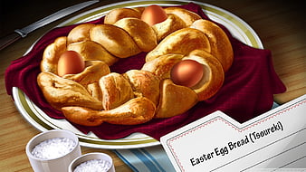 Easter Egg Bread, Easter Egg, Bread, HD wallpaper