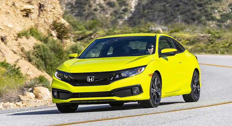 2020 Honda Civic Coupe Sport - Front Three-Quarter, car, HD wallpaper ...