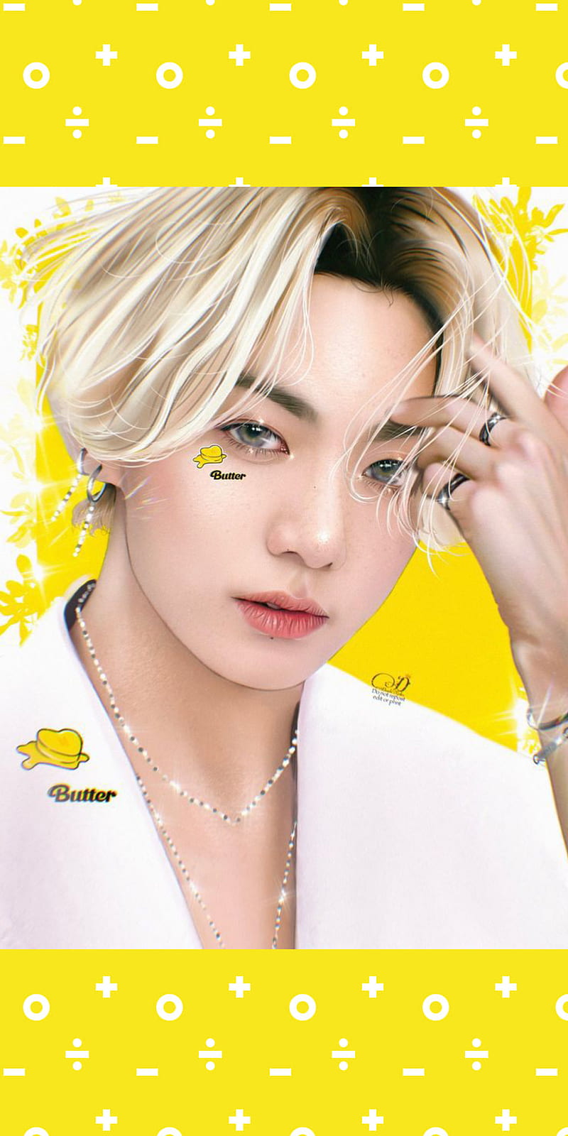 Butter kook, bts, yellow, jungkook, love k-pop, HD phone wallpaper