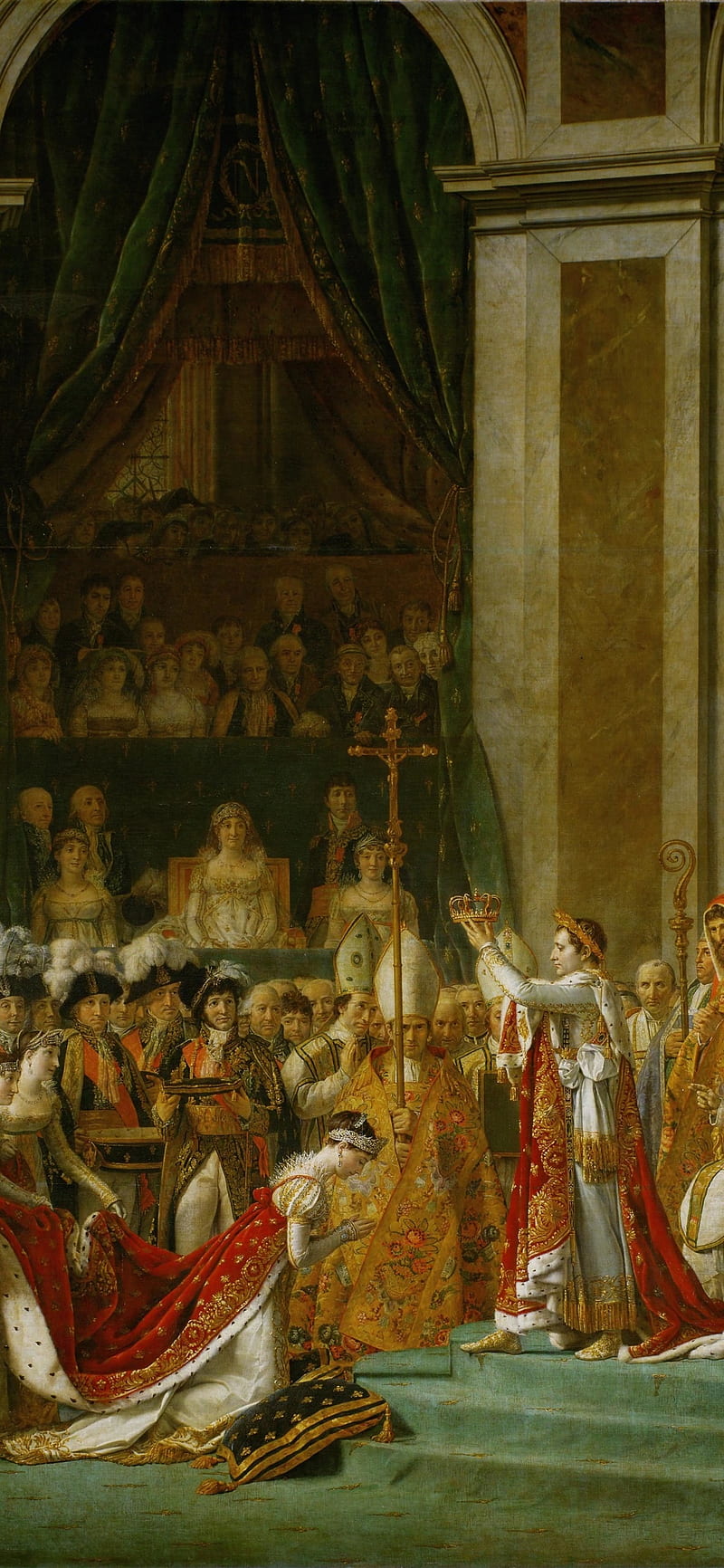/ Artistic Coronation Of Napoleon Phone , Painting, Napoleon, HD phone wallpaper