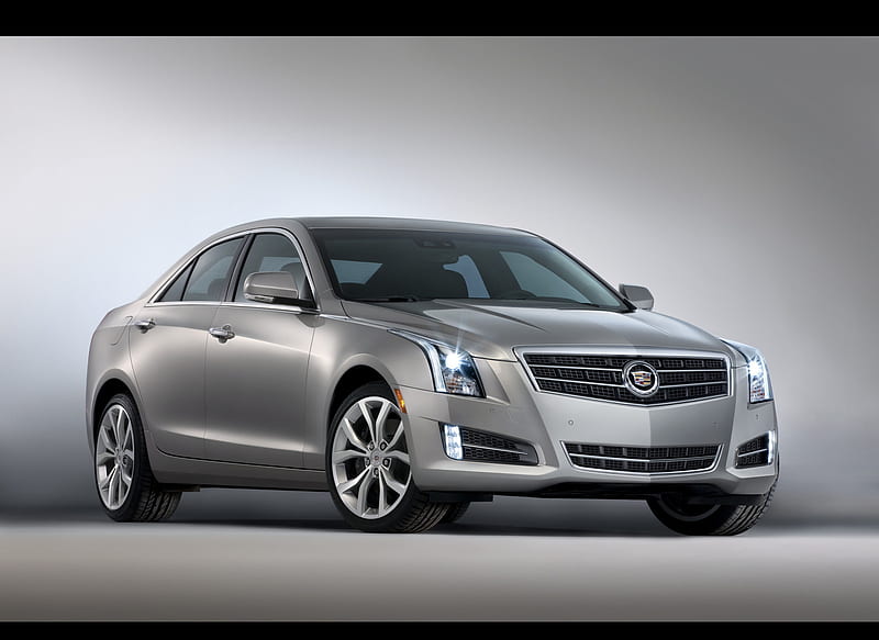 2013 Cadillac ATS Silver - Front, car, HD wallpaper