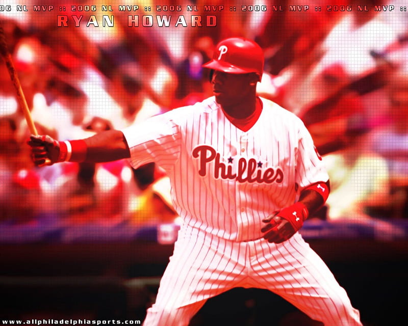 HD wallpaper: Philadelphia Phillies Ryan Howard on the Spotlight Picture 2 ( Phillies) Sports Baseball HD Art