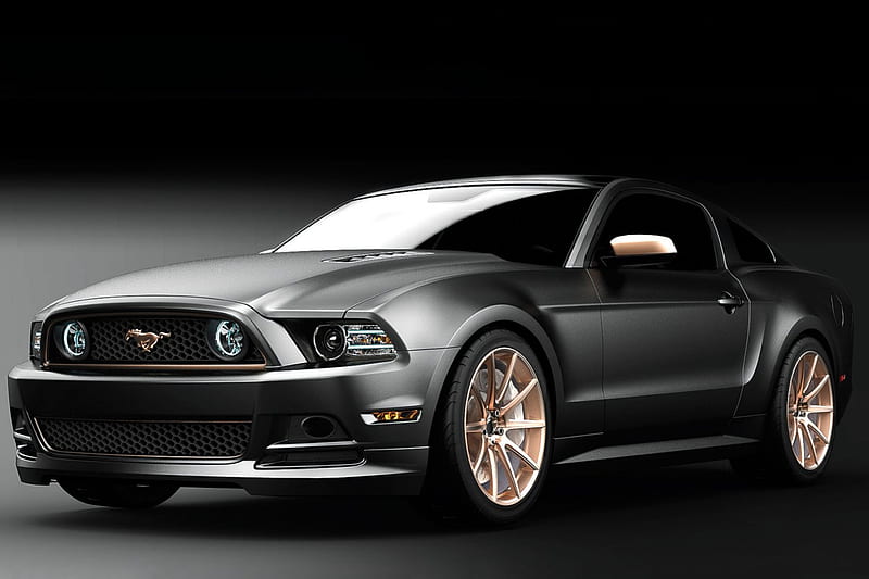 Muscle Mustang's Top 10 Ford Mustangs in America for 2013, Mustang, 2013, Ford, Gray, HD wallpaper