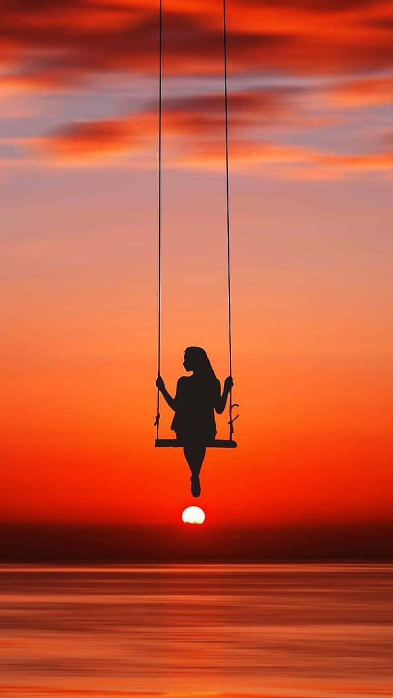 Girl on a swing, HD phone wallpaper | Peakpx