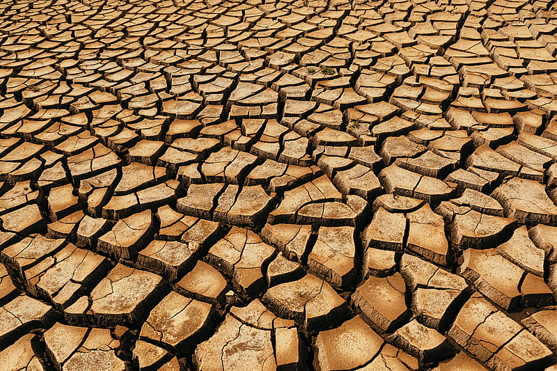 ground, cranny, dry, brown, texture, HD wallpaper