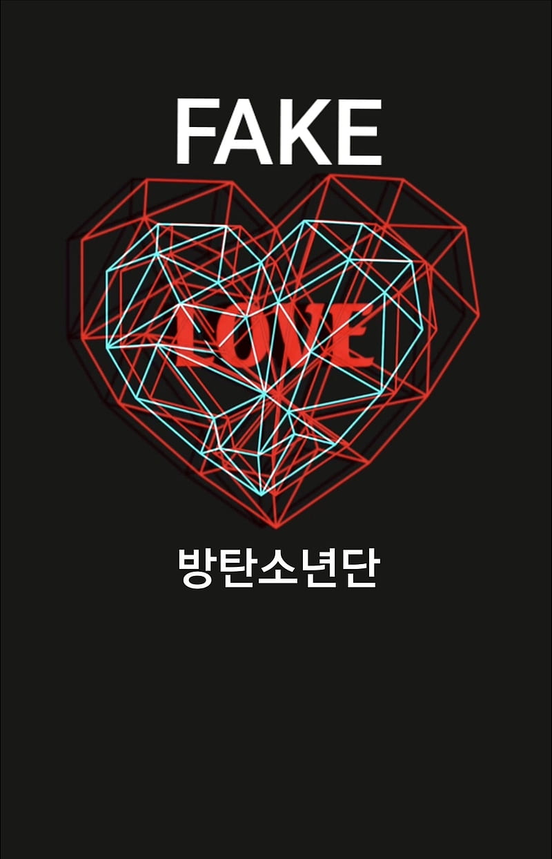 FAKE LOVE BTS fake love HD phone wallpaper  Peakpx