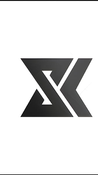 Golden letters sk s k logo with leading lines Vector Image