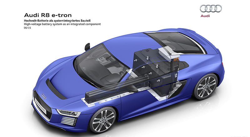 2016 Audi R8 e-tron - High-Voltage Battery System , car, HD wallpaper