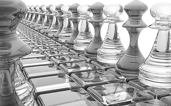 Game Of Titans, games, abstract, chess, 3d and cg, HD wallpaper