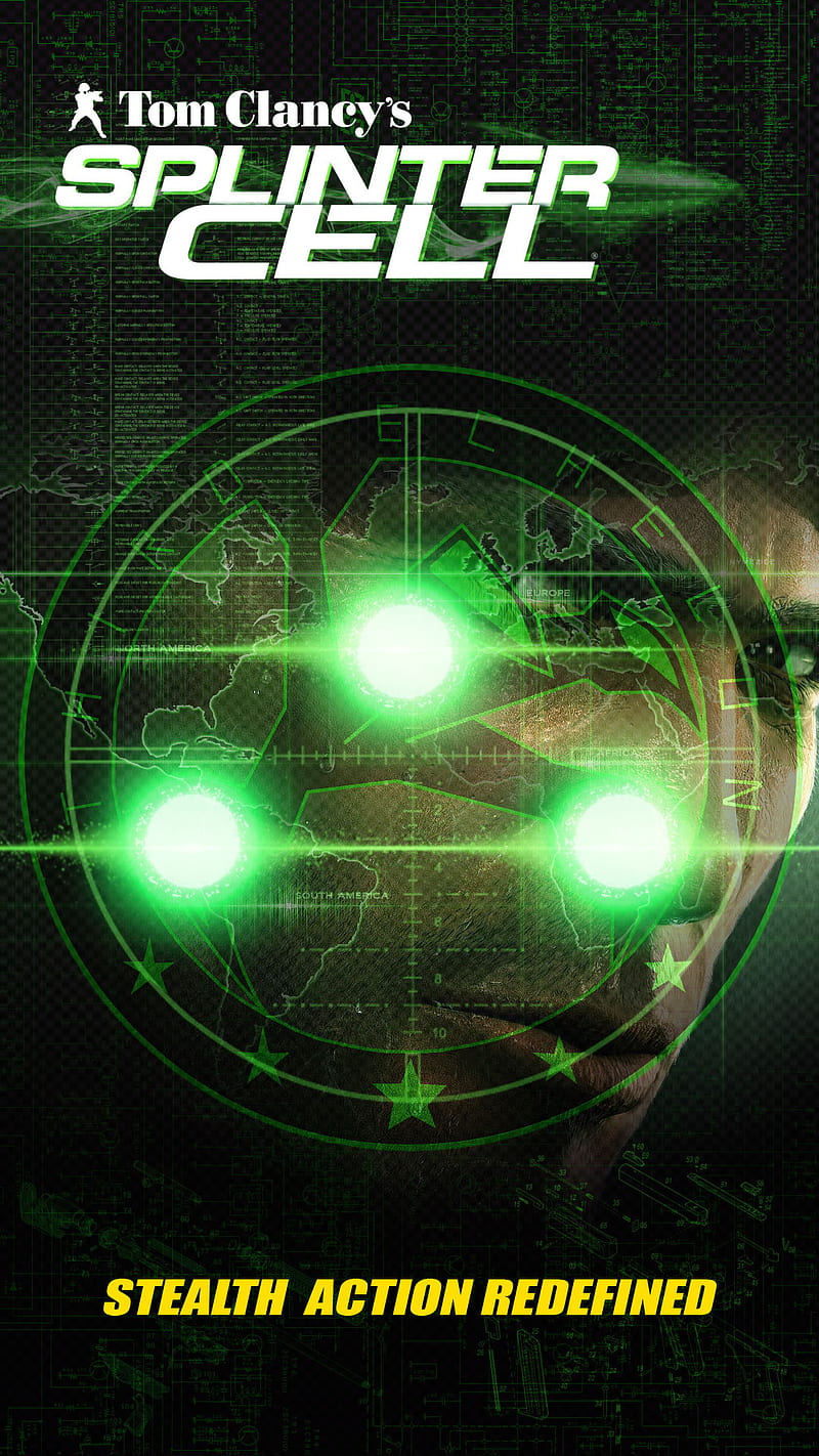 Splinter Cell, sam fisher, stealth action redefined, tom clancy, HD phone wallpaper