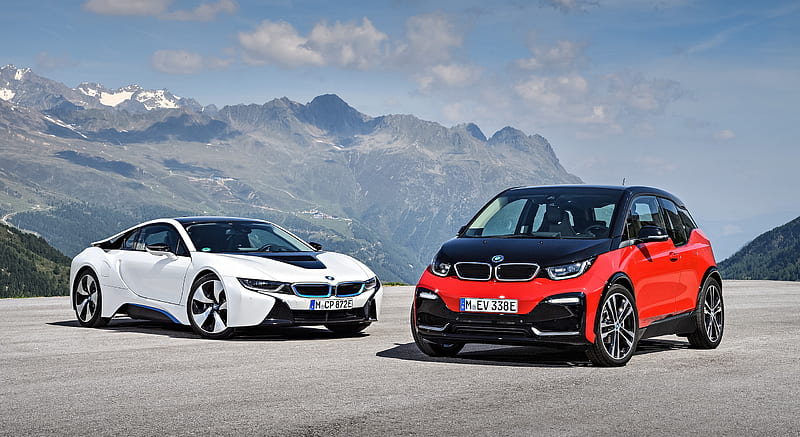2018 BMW i3s and i8 , car, HD wallpaper