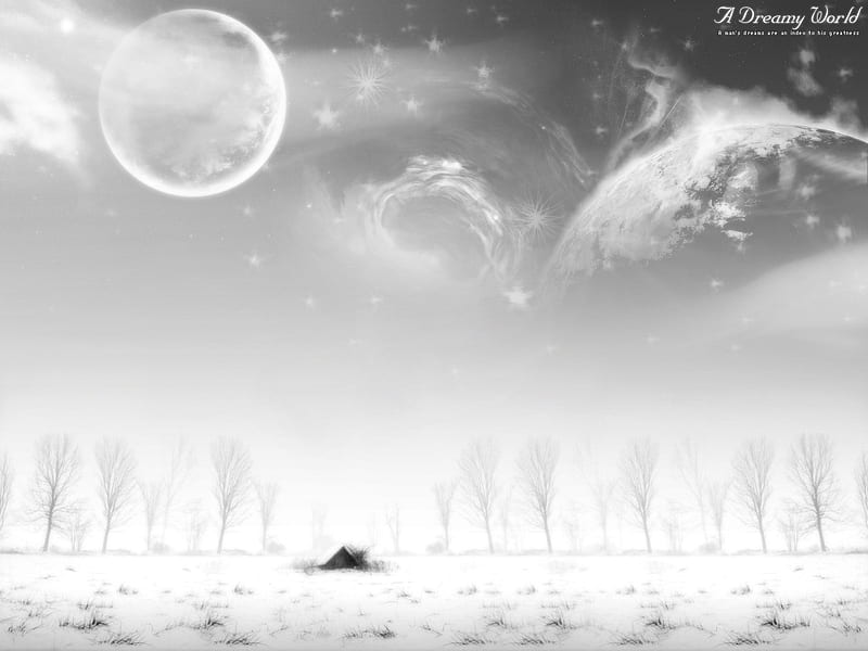 A Dreamy World - Digital Landscape manipulation 12, HD wallpaper