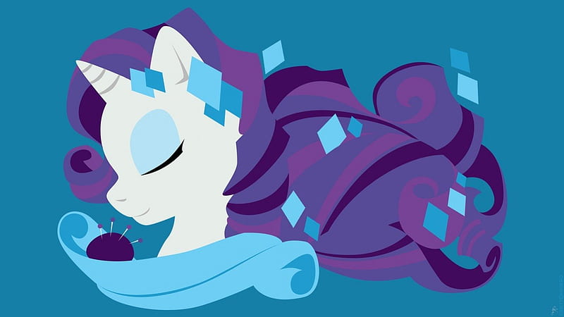 My little Pony: Rarity Art, pony, rarity, diamonds, my little pony, HD wallpaper