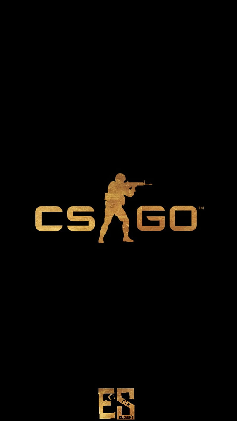CSGO Gold Theme, counter, csgo, game, games, global, offensive, oyun, oyunlar, strike, video games, HD phone wallpaper