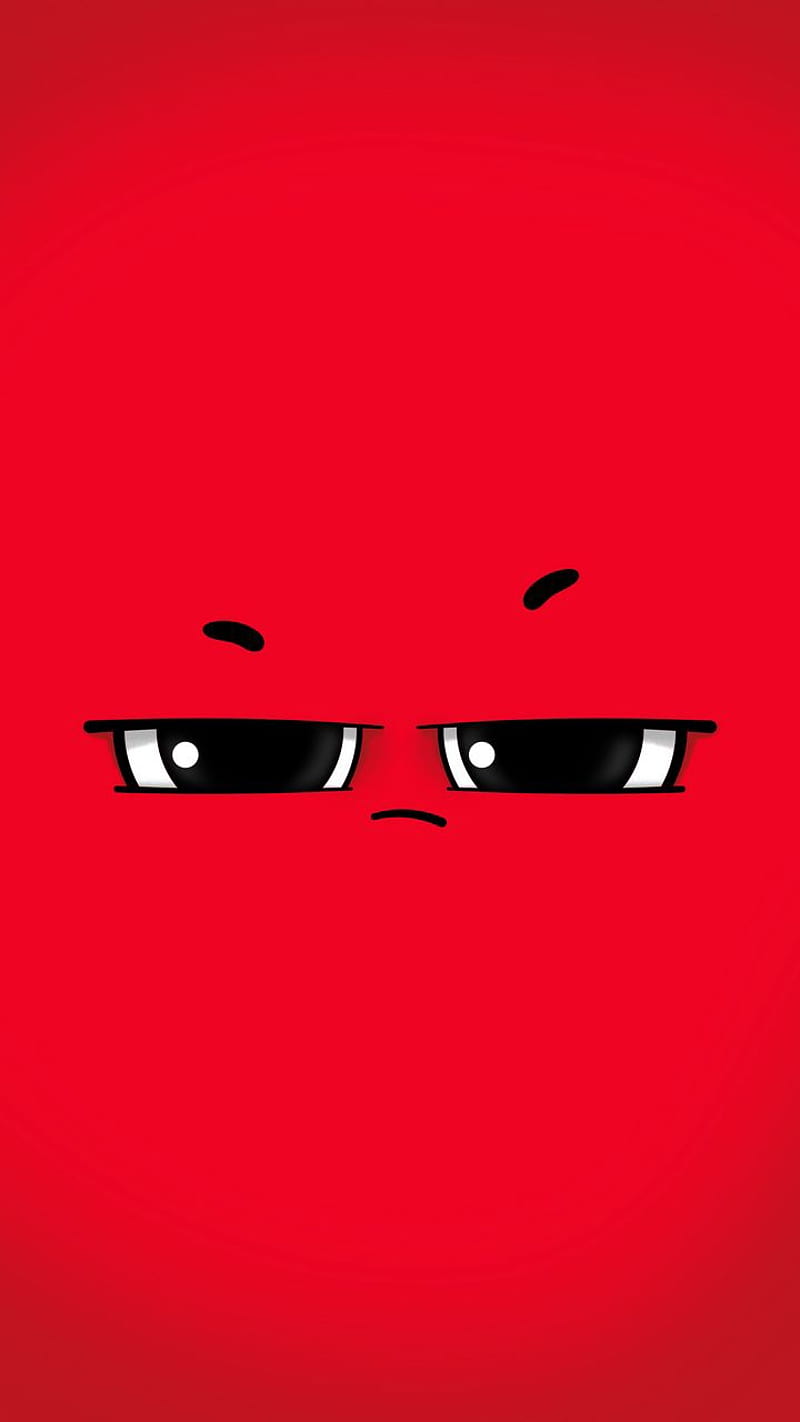 Angry, cartoons, cool, faces, lips, logo, red, remix, HD phone wallpaper