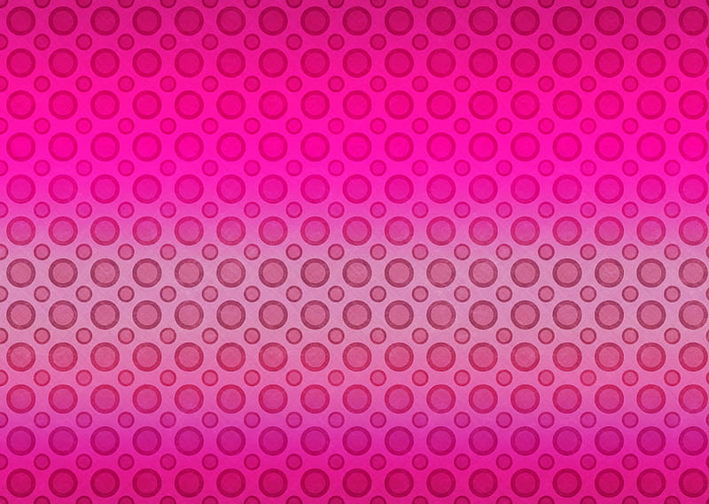 Hot Pink Circles, retro, girly, circles, hot, colors, neon, abstract, pink, HD wallpaper
