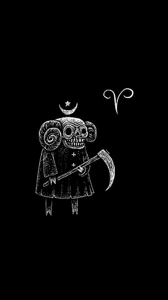 Aries the 1st april drawing horoscope march sign skeleton