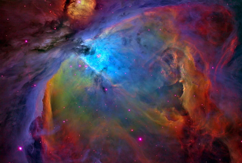 Orion Nebula, stars, nebula, celestial, clouds, sky, galaxy, HD wallpaper