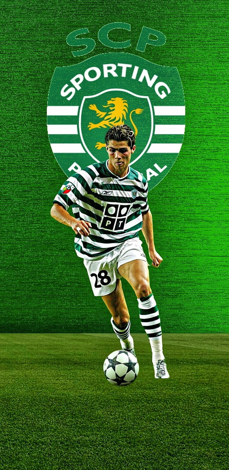 CR7 Sporting, cristiano, cristiano ronaldo, football, portugal, ronaldo, sporting cp, HD phone wallpaper