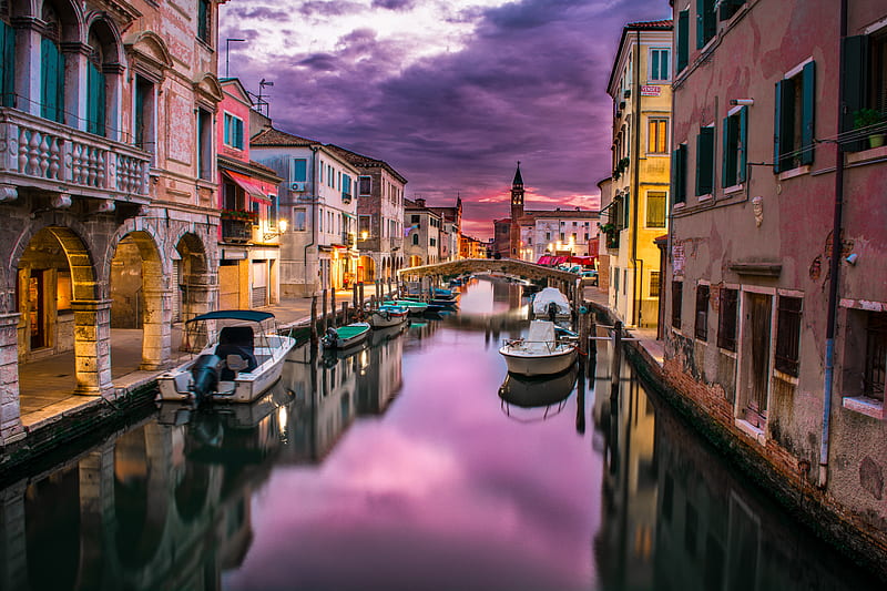 Grand Canal, Italy, HD wallpaper