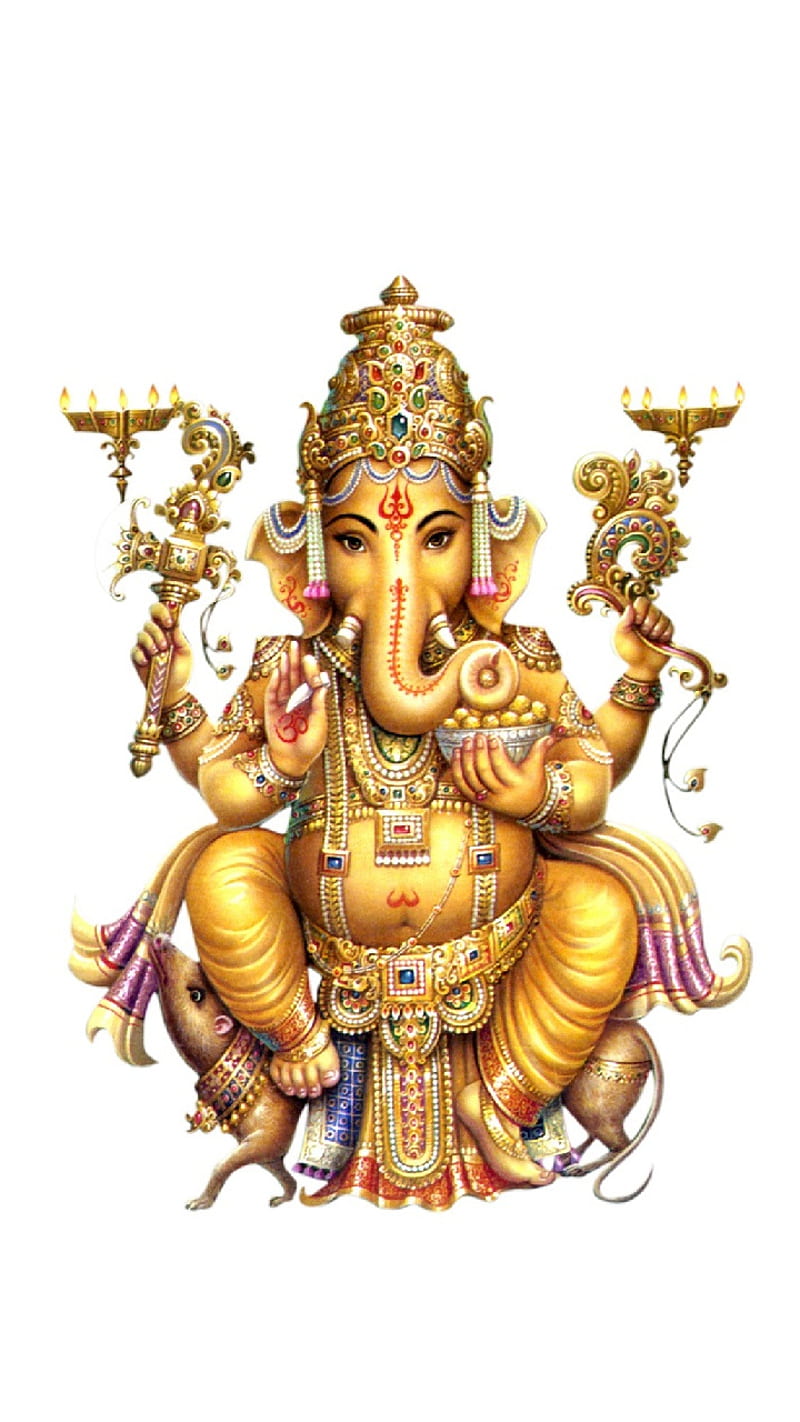 Ganesha, hindu god, religion, HD phone wallpaper