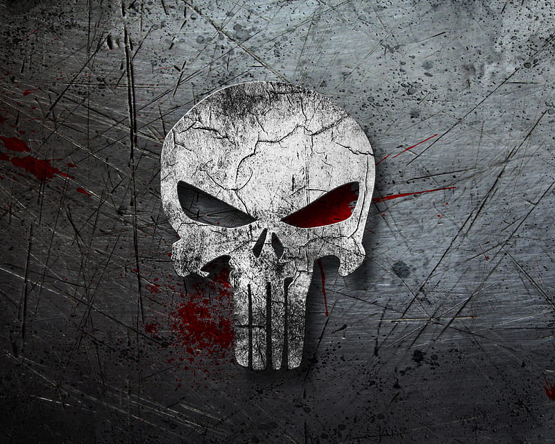 punisher, skull, HD wallpaper