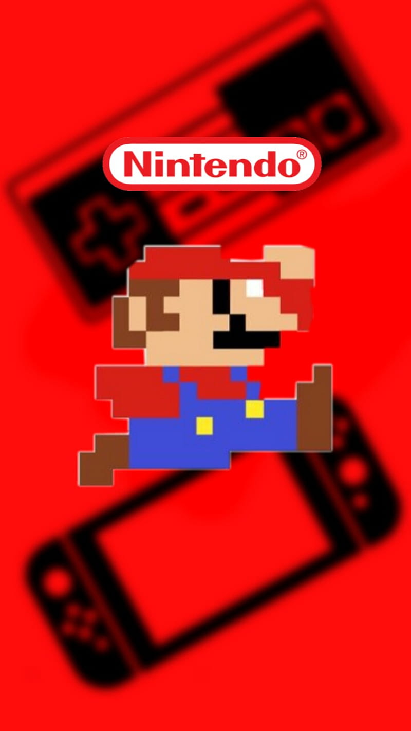 Mario bros , nintendo, mario, mario bros, logos, puma, symbols, anuel aa, fire, goku, consola, HD phone wallpaper