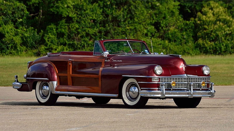 1946 - 1949 Chrysler Town & Country Convertible, Classic, Conv, Whitewalls, Mopar, HD wallpaper
