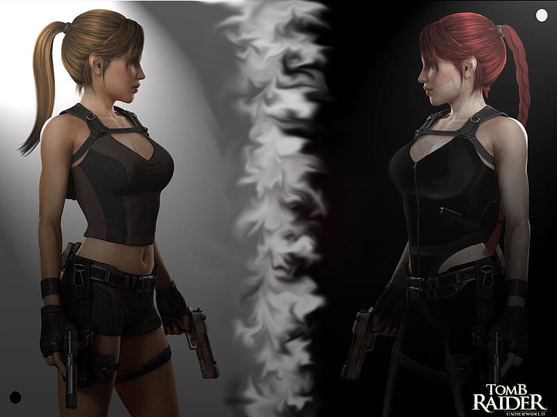 Tomb Raider Underworld, fighter, doppleganger, shooter, game, tomb raider,  sexy, HD wallpaper | Peakpx