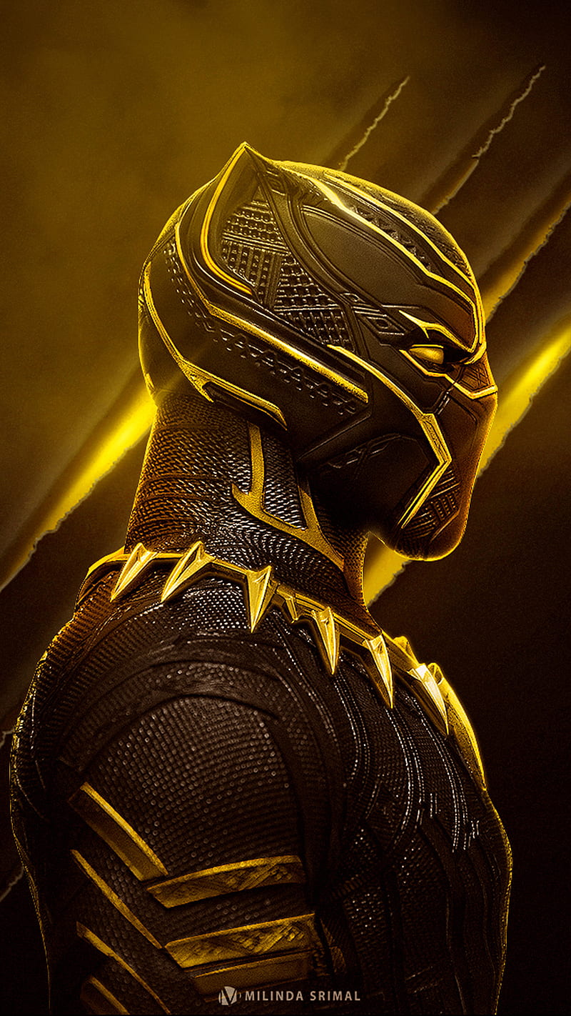 Black Panther, marvel, movie, super hero, wars, HD phone wallpaper