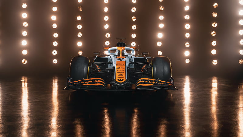 McLaren MCL35M with a special Gulf livery 2021, HD wallpaper