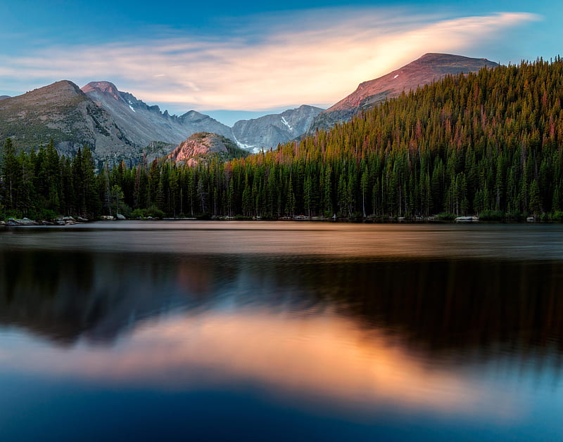 Bear Lake , lake, nature, mountains, reflection, HD wallpaper