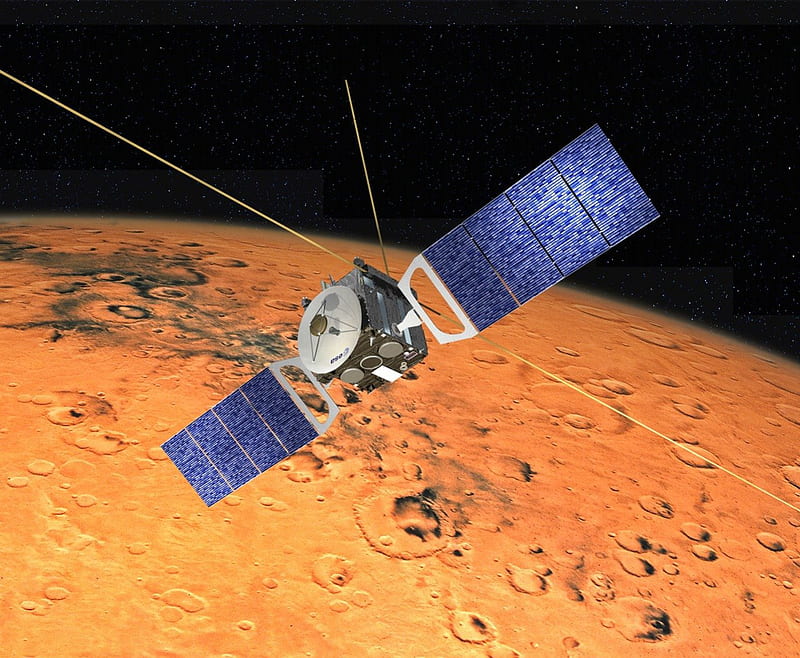 Mars Express, probe, research, journey, Mars, HD wallpaper