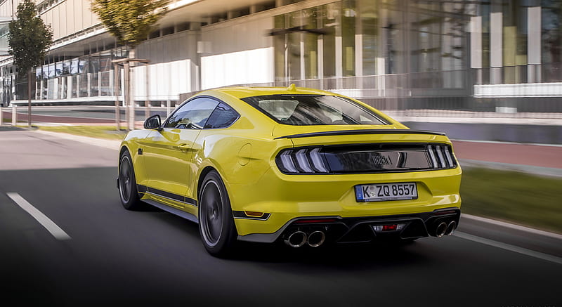 2021 Ford Mustang Mach 1 (EU-Spec) (Color: Grabber Yellow) - Rear Three ...