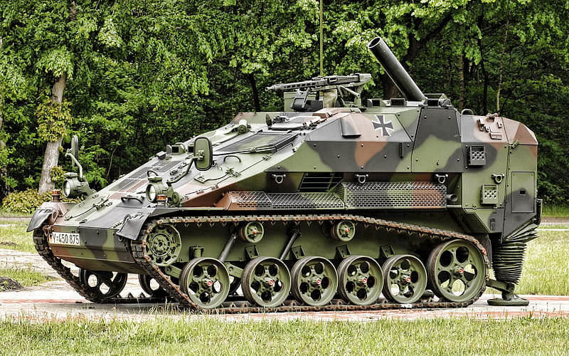 Wiesel, LePzMrs, Panzermorser, German armoured fighting vehicle, Bundeswehr, Self-propelled mortar, HD wallpaper