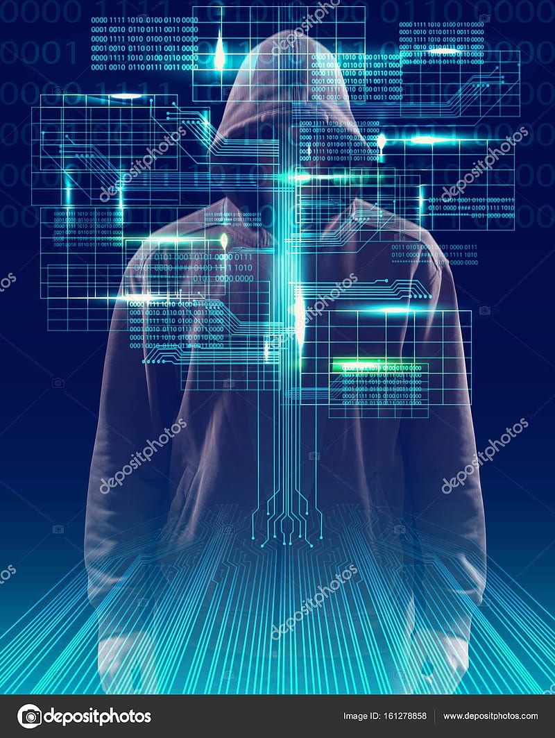 Hacker man, galaxy, kilo, techno, HD phone wallpaper